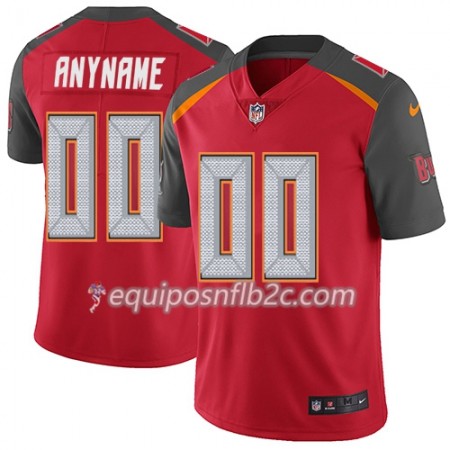 Camiseta Hombre NFL Tampa Bay Buccaneers Personalizar Rojo
